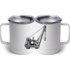 10 oz. White Stainless Steel Coffee Mug Thumbnail