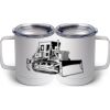 10 oz. White Stainless Steel Coffee Mug Thumbnail
