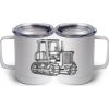 10 oz. White Stainless Steel Coffee Mug Thumbnail