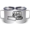 10 oz. White Stainless Steel Coffee Mug Thumbnail