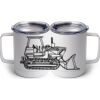 10 oz. White Stainless Steel Coffee Mug Thumbnail