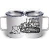 10 oz. White Stainless Steel Coffee Mug Thumbnail