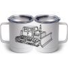 10 oz. White Stainless Steel Coffee Mug Thumbnail