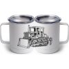 10 oz. White Stainless Steel Coffee Mug Thumbnail