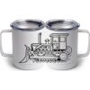 10 oz. White Stainless Steel Coffee Mug Thumbnail