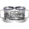 10 oz. White Stainless Steel Coffee Mug Thumbnail