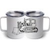 10 oz. White Stainless Steel Coffee Mug Thumbnail