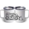 10 oz. White Stainless Steel Coffee Mug Thumbnail