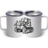 10 oz. White Stainless Steel Coffee Mug Thumbnail