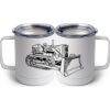 10 oz. White Stainless Steel Coffee Mug Thumbnail