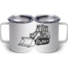 10 oz. White Stainless Steel Coffee Mug Thumbnail