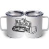 10 oz. White Stainless Steel Coffee Mug Thumbnail