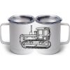 10 oz. White Stainless Steel Coffee Mug Thumbnail