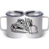 10 oz. White Stainless Steel Coffee Mug Thumbnail