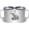 10 oz. White Stainless Steel Coffee Mug Thumbnail