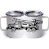 10 oz. White Stainless Steel Coffee Mug Thumbnail