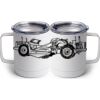 10 oz. White Stainless Steel Coffee Mug Thumbnail