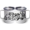 10 oz. White Stainless Steel Coffee Mug Thumbnail