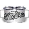 10 oz. White Stainless Steel Coffee Mug Thumbnail