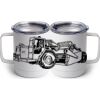 10 oz. White Stainless Steel Coffee Mug Thumbnail