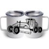10 oz. White Stainless Steel Coffee Mug Thumbnail