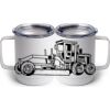 10 oz. White Stainless Steel Coffee Mug Thumbnail