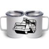 10 oz. White Stainless Steel Coffee Mug Thumbnail