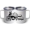 10 oz. White Stainless Steel Coffee Mug Thumbnail