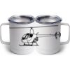 10 oz. White Stainless Steel Coffee Mug Thumbnail