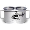 10 oz. White Stainless Steel Coffee Mug Thumbnail