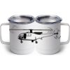 10 oz. White Stainless Steel Coffee Mug Thumbnail