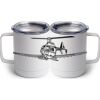 10 oz. White Stainless Steel Coffee Mug Thumbnail