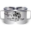 10 oz. White Stainless Steel Coffee Mug Thumbnail