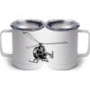 10 oz. White Stainless Steel Coffee Mug Thumbnail