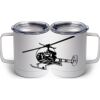 10 oz. White Stainless Steel Coffee Mug Thumbnail