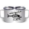 10 oz. White Stainless Steel Coffee Mug Thumbnail