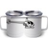10 oz. White Stainless Steel Coffee Mug Thumbnail