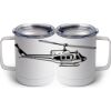 10 oz. White Stainless Steel Coffee Mug Thumbnail