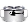 10 oz. White Stainless Steel Coffee Mug Thumbnail