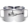 10 oz. White Stainless Steel Coffee Mug Thumbnail