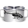 10 oz. White Stainless Steel Coffee Mug Thumbnail