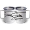 10 oz. White Stainless Steel Coffee Mug Thumbnail