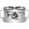 10 oz. White Stainless Steel Coffee Mug Thumbnail