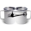 10 oz. White Stainless Steel Coffee Mug Thumbnail