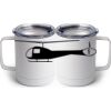 10 oz. White Stainless Steel Coffee Mug Thumbnail