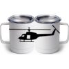 10 oz. White Stainless Steel Coffee Mug Thumbnail