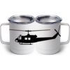 10 oz. White Stainless Steel Coffee Mug Thumbnail