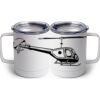 10 oz. White Stainless Steel Coffee Mug Thumbnail