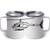 10 oz. White Stainless Steel Coffee Mug Thumbnail