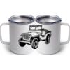 10 oz. White Stainless Steel Coffee Mug Thumbnail